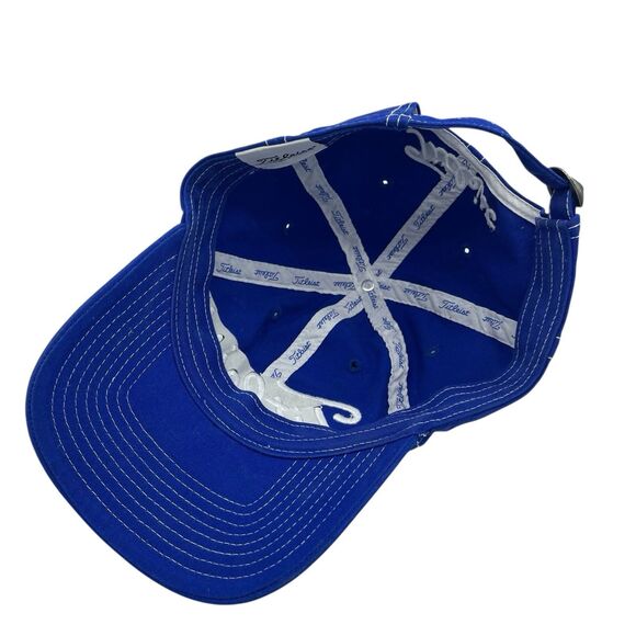 Titleist FootJoy ProV1 Blue Hat Adjustable Buckle Strap Excellent Condition - Picture 5 of 6
